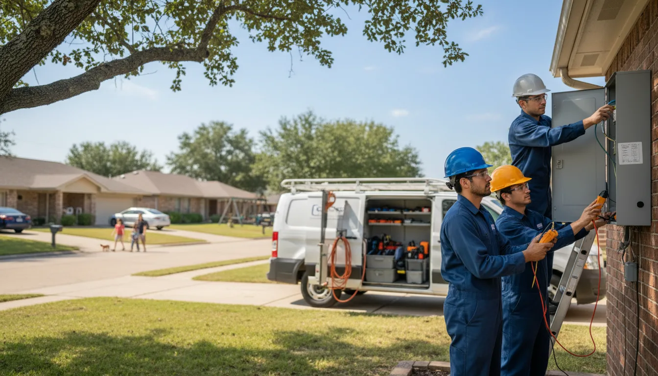 Certified electrician providing emergency electrical services in Tumbling Shoals, AR
